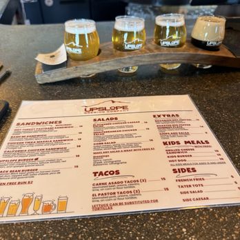Upslope Brewing Company - Flatiron Park - Menu - Breweries Near Me - Boulder, Colorado