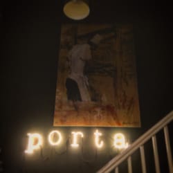 Porta - There's an upstairs area but it only seats about 20 odd people.