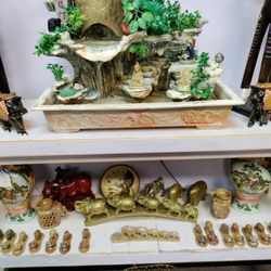 Namaste One Stop Shop - Small Soap Stones Elephants figurines Incense holders.
