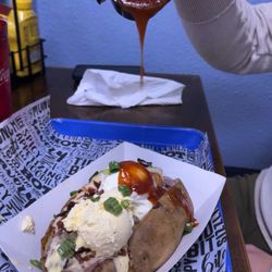 Big Daddy J's 5 Great Things - Baked potato with brisket, fully loaded