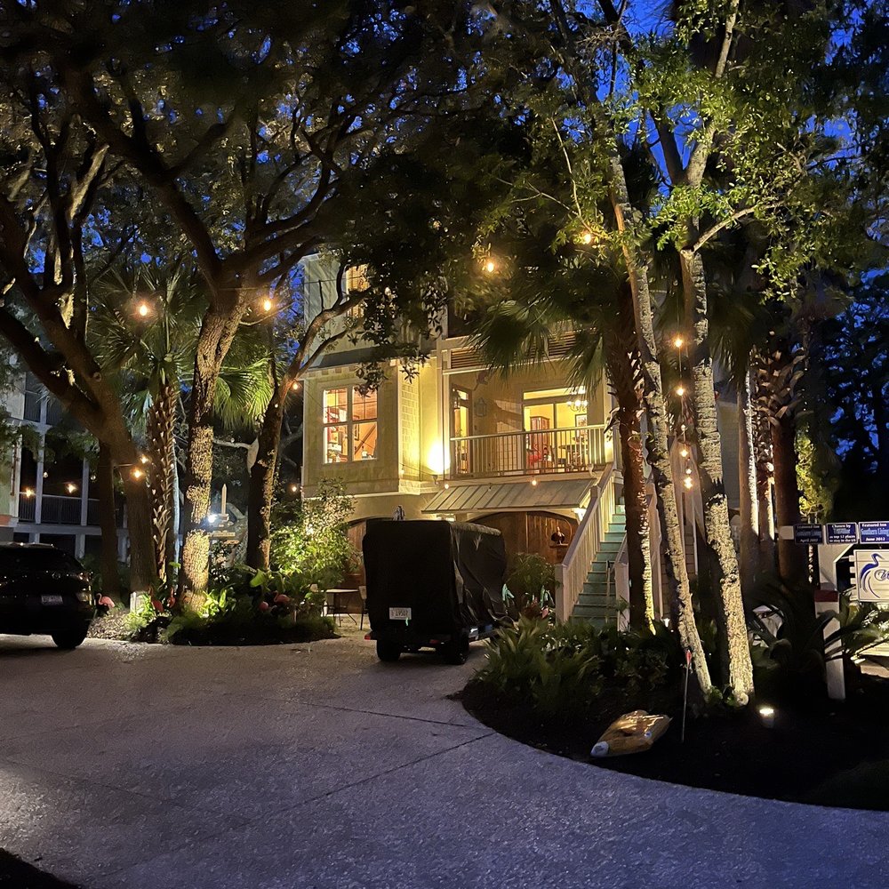 Water's Edge Inn - Water's Edge Inn at night - Bed & Breakfast Near Me - Folly Beach, South Carolina
