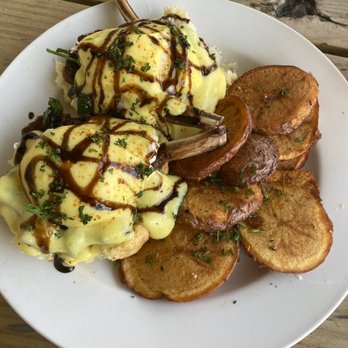 Redhead Bay Cafe - Lamb chop benedict - New American Near Me - Virginia Beach, Virginia Redhead Bay Cafe - Lamb chop benedict - New American Near Me - Virginia Beach, Virginia