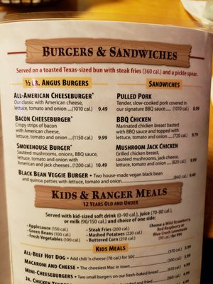 Menu photo 5 Texas Roadhouse Austin, TX