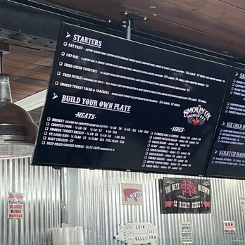 The Smokin’ Ox Premium BBQ - Menu as of 7/1/2022. - Food Trucks Near Me - Winter Haven, Florida