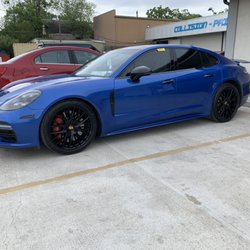 Uptown Automotive - PANAMERA THAT JUST COMPLETED SOME PAINT AND BODY WORK WITH POWDER COAT OF WHEELS