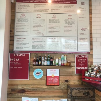 Bon Banh Mi - Menu - Asian Fusion Near Me - Mount Pleasant, South Carolina