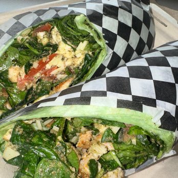 Jane's Cafe - Chicken Pesto with Baby Spinach Wrap - Cafes Near Me - San Diego, California Jane's Cafe - Chicken Pesto with Baby Spinach Wrap - Cafes Near Me - San Diego, California