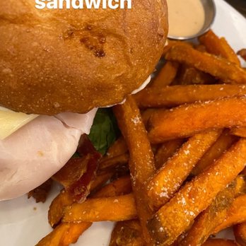 Station 22 - Club sandwich and sweet potato fries - New American Near Me - Provo, Utah