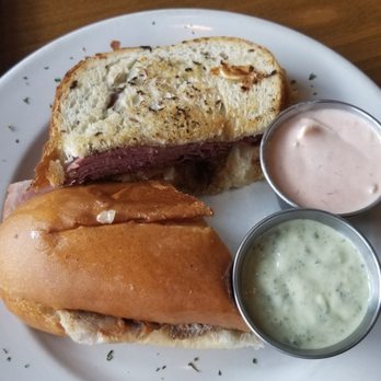 Village Cafe - Rueban/Cuban half/half sandwich - American Near Me - Fayetteville, Georgia