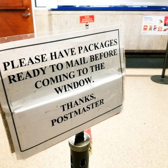 US Postal Service - LINE SIGNAGE at the Post Office in Thomaston, Georgia. - Post Offices Near Me - Thomaston, Georgia