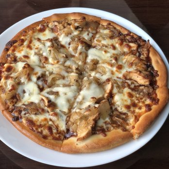 Olde Town Hall Restaurant & Pub - BBQ Chicken Pizza ($8)- BBQ Sauce, grilled chicken, caramelized onions, cilantro, & mozzarella cheese. - New American Near Me - Ridgeway, South Carolina Olde Town Hall Restaurant & Pub - BBQ Chicken Pizza ($8)- BBQ Sauce, grilled chicken, caramelized onions, cilantro, & mozzarella cheese. - New American Near Me - Ridgeway, South Carolina