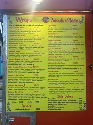 Menu photo 1 Wrap It Up Moab, UT