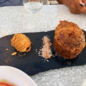 Orange Hill - Complimentary corn bread. Very good! - Steakhouses Near Me - Orange, California