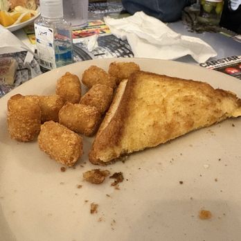 Park Place Restaurant - The Grilled Cheese and tater tots (we already ate some) - Vegetarian Near Me - Fort Oglethorpe, Georgia Park Place Restaurant - The Grilled Cheese and tater tots (we already ate some) - Vegetarian Near Me - Fort Oglethorpe, Georgia