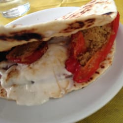 Bar Ilde - Piadina salsiccia, formaggio fuso e gratin