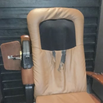 Nails & Co. Spa - Beverly - Ripped chair.  This place is not inexpensive and always busy so why?!?! - Nail Salons Near Me - Beverly, Massachusetts