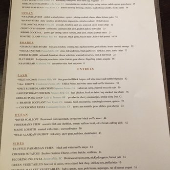 Harvest - Menu - New American Near Me - Las Vegas, Nevada Harvest - Menu - New American Near Me - Las Vegas, Nevada