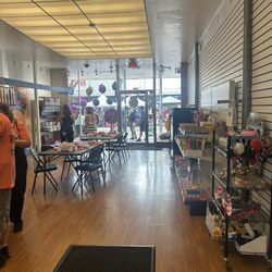 PALS Candy Shop - Inside the store from the back wall.