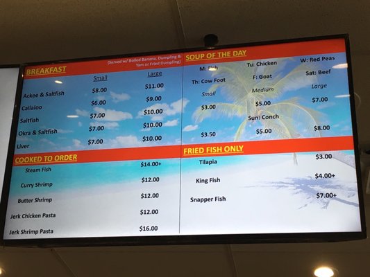 Menu photo 3 Negril Orlando, FL
