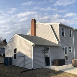 Keystone Advanced Remodeling, LLC - Vinyl siding with asphalt shingles, seamless gutters and gutter guards in Mechanicsburg, Pa
