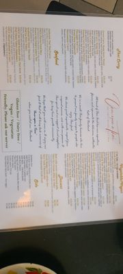 Menu photo 2 Once Upon A Thai Restaurant & Catering Abbotsford, BC