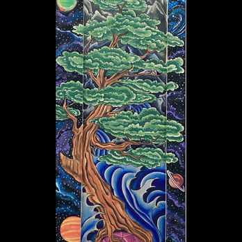 Faultless Of San Andreas - Wood 12" x 38" - Tattoo Near Me - San Andreas, California Faultless Of San Andreas - Wood 12" x 38" - Tattoo Near Me - San Andreas, California