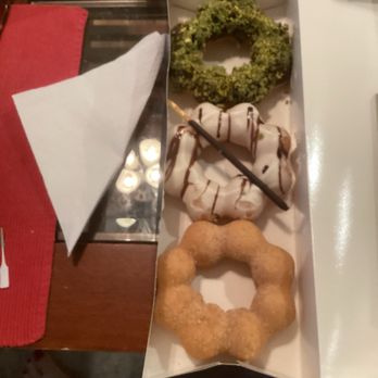 Totoro - Churros, white chocolate, Dubai chocolate donuts - Coffee & Tea Near Me - Humble, Texas Totoro - Churros, white chocolate, Dubai chocolate donuts - Coffee & Tea Near Me - Humble, Texas