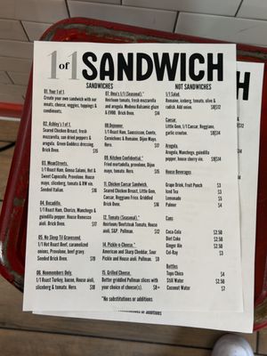 1 of 1 Sandwich by null