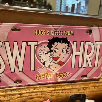 Pierson Family Restaurant - a pink license plate with a cartoon character - American Near Me - Pierson, Florida