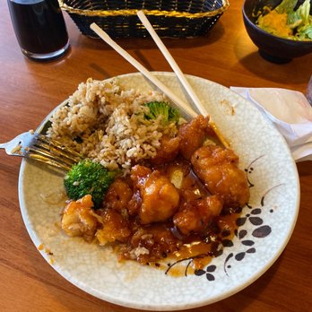 Nagoya Asian Bistro - General Tso's Chicken with Fried Rice - Sushi Bars Near Me - Prince Frederick, Maryland Nagoya Asian Bistro - General Tso's Chicken with Fried Rice - Sushi Bars Near Me - Prince Frederick, Maryland