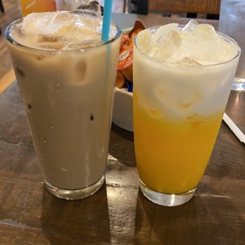 First Watch - Iced coffee with oat milk and Tangerine Dream. - Breakfast & Brunch Near Me - Crestview Hills, Kentucky