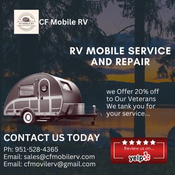 CF Mobile RV - Call us today for your at home appointment... - RV Repair Near Me CF Mobile RV - Call us today for your at home appointment... - RV Repair Near Me