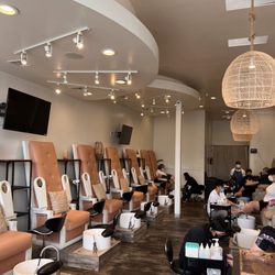Simply Nail Bar - Inside of the updated salon