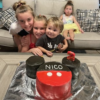 EP Cakes - Birthday boy so happy with his cake - Custom Cakes Near Me