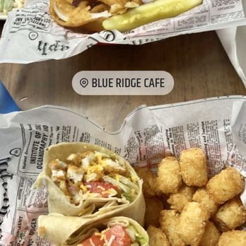 Blue Ridge Diner - Ranch fried wrap, and the frisco wrap - Breakfast & Brunch Near Me - Floyd, Virginia