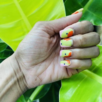 Metropolitan Nail Bar - Acrylic refill w/ gel polish design - Nail Salons Near Me - Arlington, Virginia Metropolitan Nail Bar - Acrylic refill w/ gel polish design - Nail Salons Near Me - Arlington, Virginia