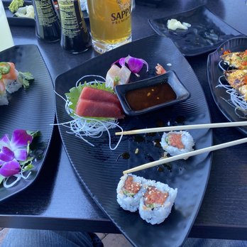 Sushi KA - KA Sushi and Sashimi Set, Baked Mussels, Salmon Delight Roll - Sushi Bars Near Me - Wildomar, California Sushi KA - KA Sushi and Sashimi Set, Baked Mussels, Salmon Delight Roll - Sushi Bars Near Me - Wildomar, California