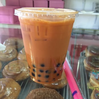 Raised Donuts & Bagels - Thai Tea with boba - Donuts Near Me - Corona, California Raised Donuts & Bagels - Thai Tea with boba - Donuts Near Me - Corona, California
