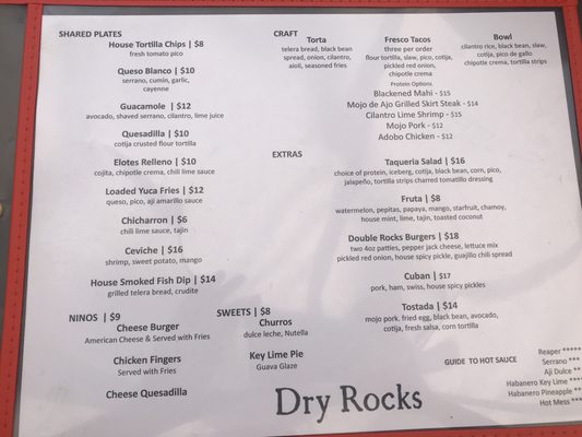 Menu photo 6 Dry Rocks Key Largo, FL Menu photo 6 Dry Rocks Key Largo, FL
