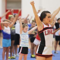 National Youth Sports - NYS Cheerleading is for Ages 5-14 and works closely with our Tackle Football Program.  There is a pre-season clinic with UNLV Cheer
