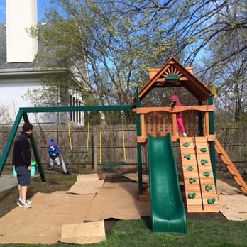 Fenceworks - Enjoying our new playset - Fences & Gates Near Me - Northbrook, Illinois