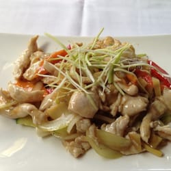Dynasty Chinese Restaurant - Chicken/w ginger and shallots.