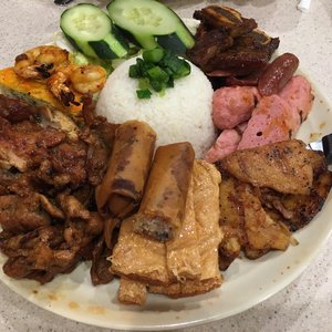Photo of Thuan Kieu Noodle & Grill - Irvine, CA, United States. 10 item platter- $15.99