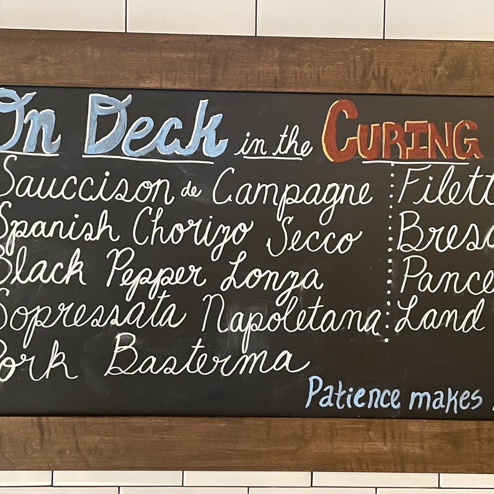 Lardon - What's curing? I don't even know all of these. - Cafes Near Me - Chicago, Illinois Lardon - What's curing? I don't even know all of these. - Cafes Near Me - Chicago, Illinois