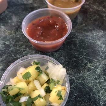 El Lago - Pineapple salsa. First time has this type of salsa - Mexican Near Me - Lake Lure, North Carolina El Lago - Pineapple salsa. First time has this type of salsa - Mexican Near Me - Lake Lure, North Carolina