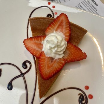 El Gaucho Argentino - Flan with Strawberries - Argentine Near Me - Playas de Rosarito, BCN