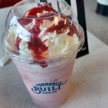 Burgerville - Oregon Strawberries Milkshake - Burgers Near Me - Aloha, Oregon Burgerville - Oregon Strawberries Milkshake - Burgers Near Me - Aloha, Oregon