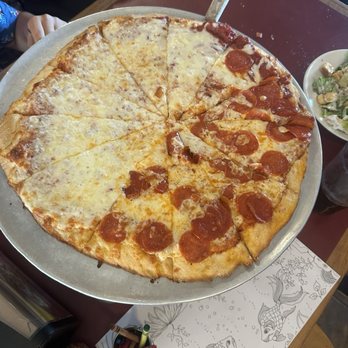 Upper Crust Pizza & Pasta - Cheese and half pepperoni pizza - Pizza Near Me - Santa Cruz, California Upper Crust Pizza & Pasta - Cheese and half pepperoni pizza - Pizza Near Me - Santa Cruz, California