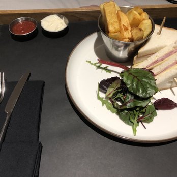 The Edwardian Manchester - Room Service sandwich GF £11.30 - Hotels Near Me - Manchester, XGM