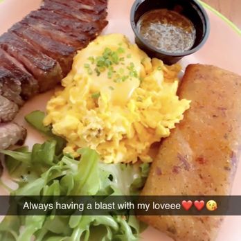 Bacon Bitch - Steak and eggs (Bomb) hash brown not so much. - Sandwiches Near Me - Miami Beach, Florida Bacon Bitch - Steak and eggs (Bomb) hash brown not so much. - Sandwiches Near Me - Miami Beach, Florida